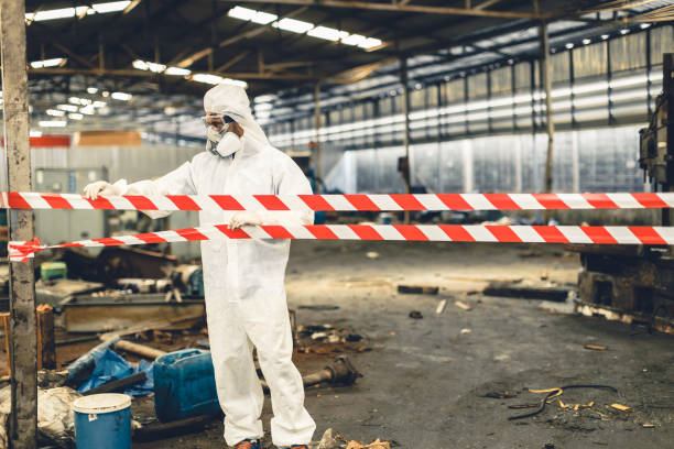 Professional Biohazard technician working in Fortescue, NJ